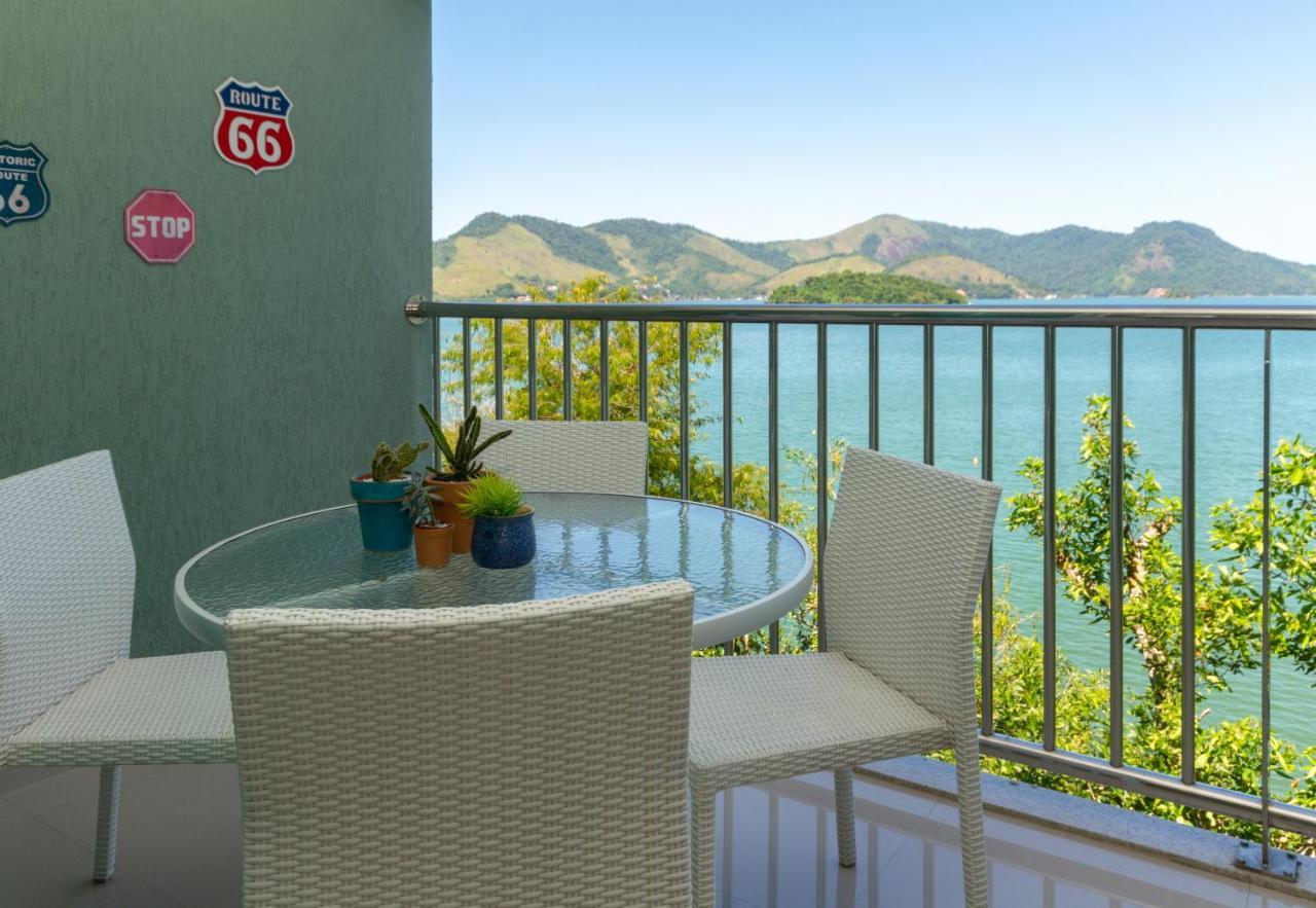 Conforto A Beira Mar! Apartamento Com Vista Para O Mar. Angra dos Reis Bagian luar foto