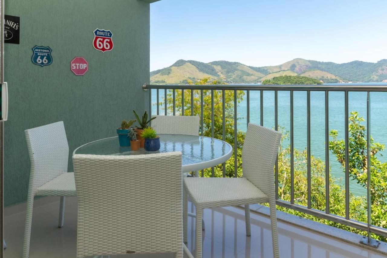 Conforto A Beira Mar! Apartamento Com Vista Para O Mar. Angra dos Reis Bagian luar foto